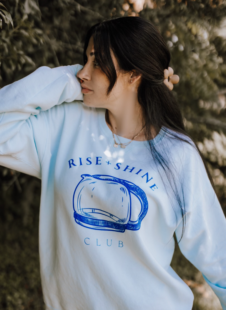 Crew Neck Sweatshirt | Rise + Shine Reveille