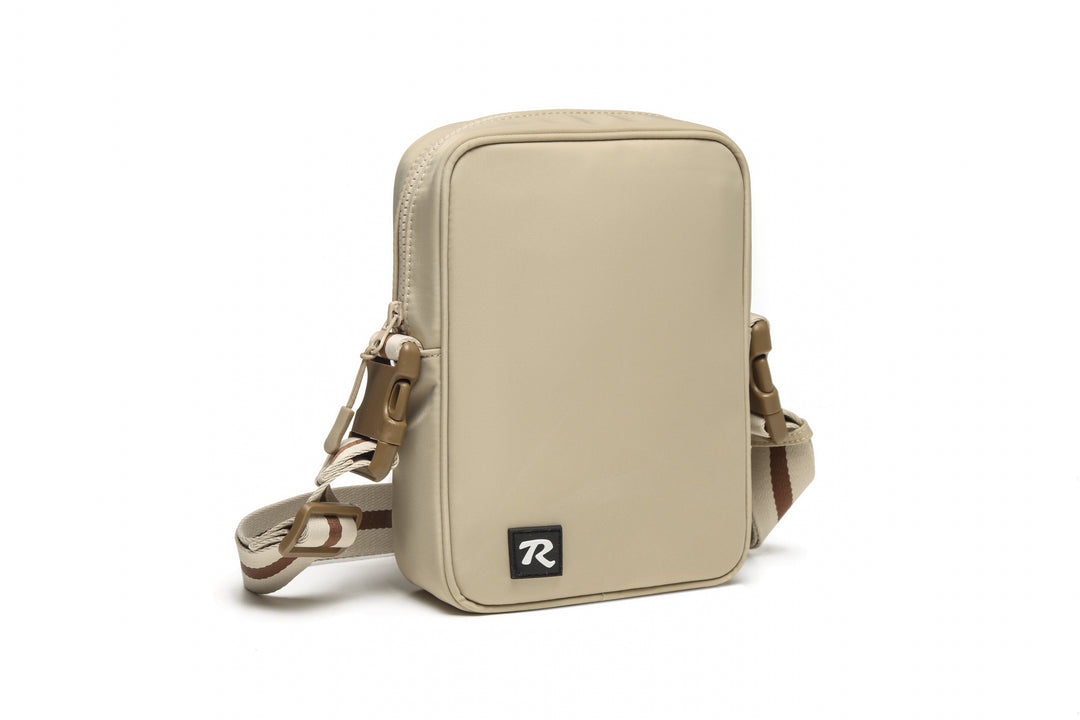 Martha  | Khaki Nylon + Neutral Stripe Webbed Strap