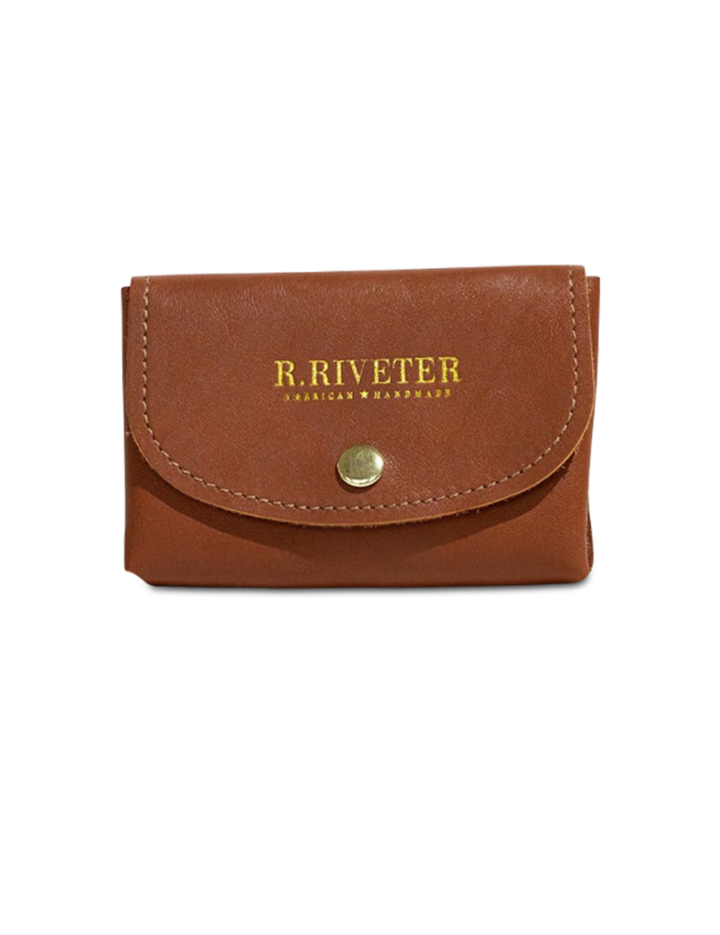 Ida Mini | Tan Leather Card Holder Wallet