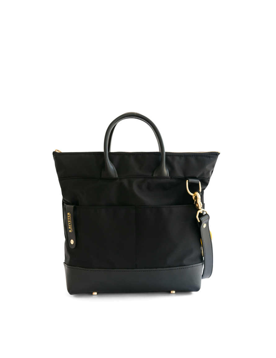 Otto | Black Nylon + Black Leather