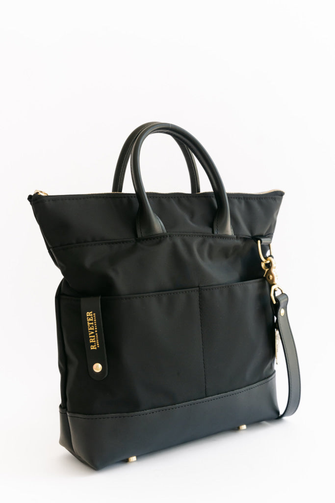 Otto | Black Nylon + Leather