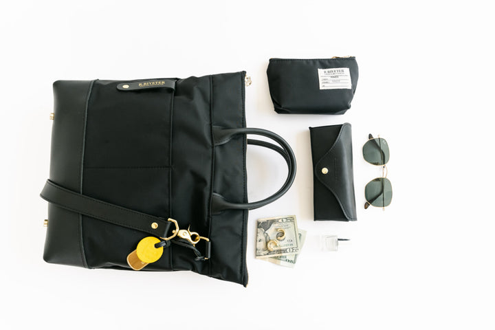 Otto | Black Nylon + Leather