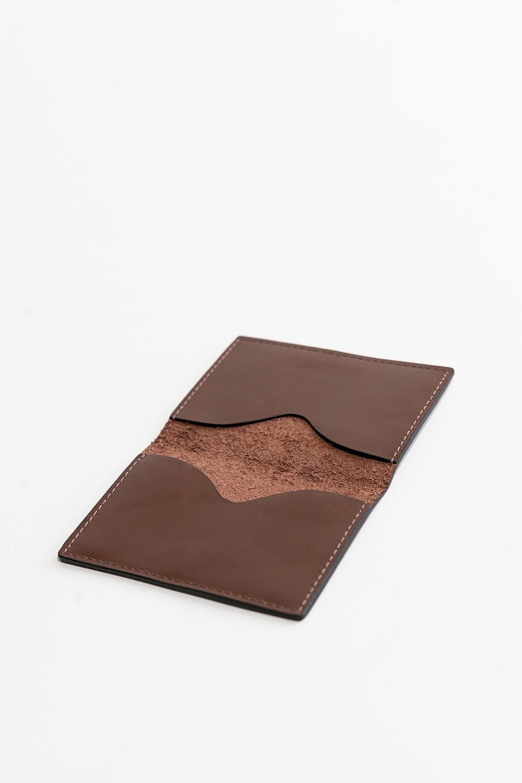 1776 Slim Card Holder | Signature Brown Leather Wallet