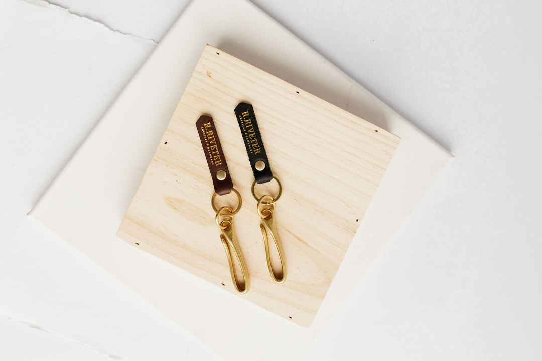 1903 Key Fob | Signature Riveter Brown Leather
