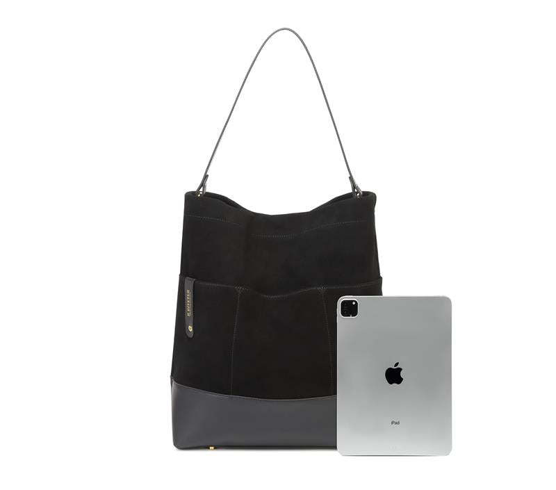 Doyle | Black Suede + Black