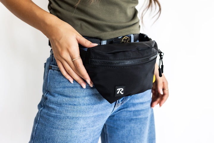 Trudy Belt Bag |  Black Nylon