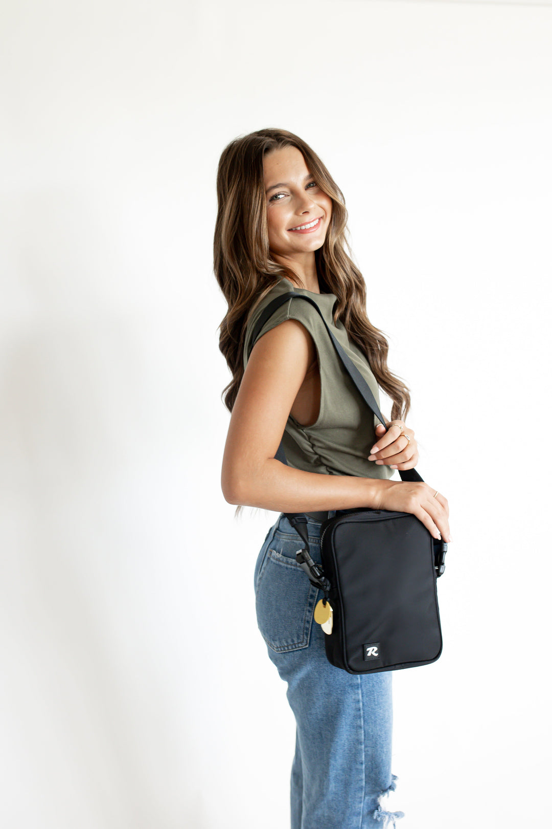 Martha Reveille  | Black Nylon + Black Webbed Strap