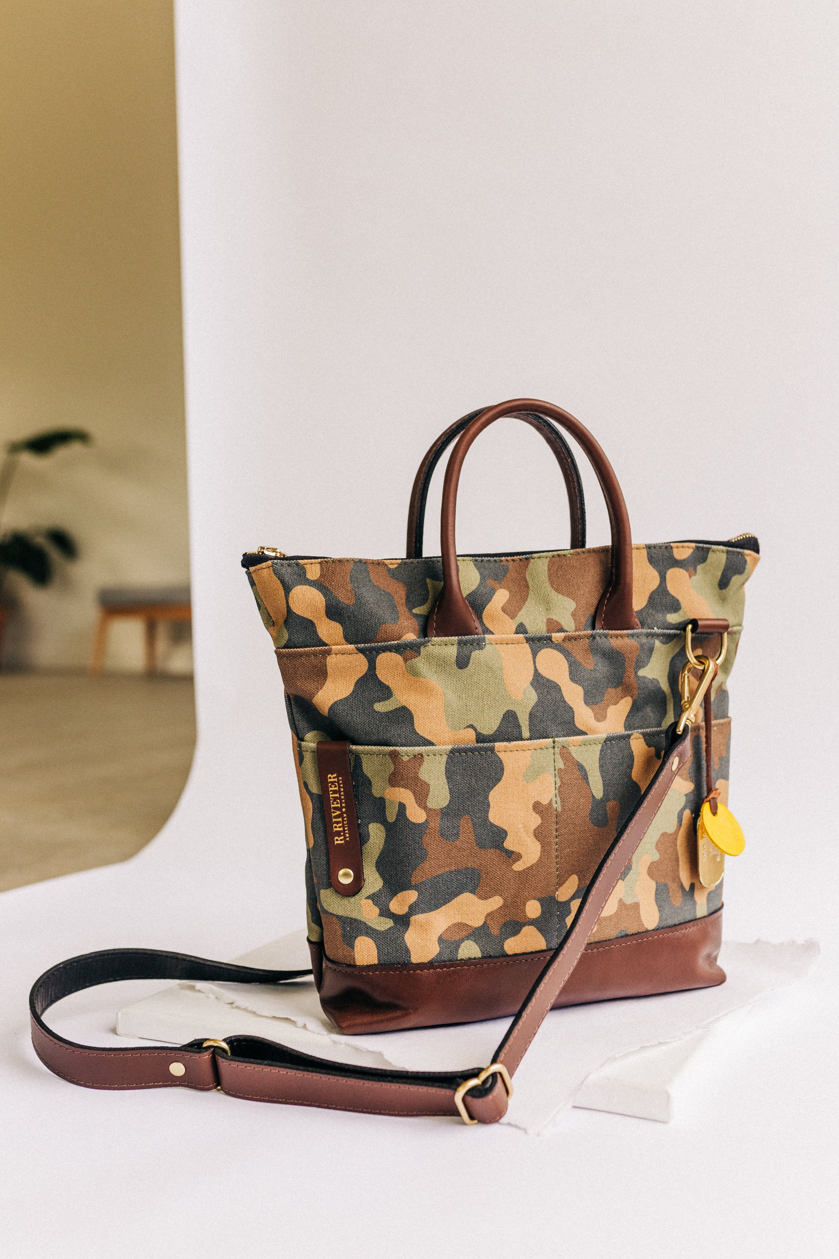 F C Otto Trailblazer Camo Brown Leather