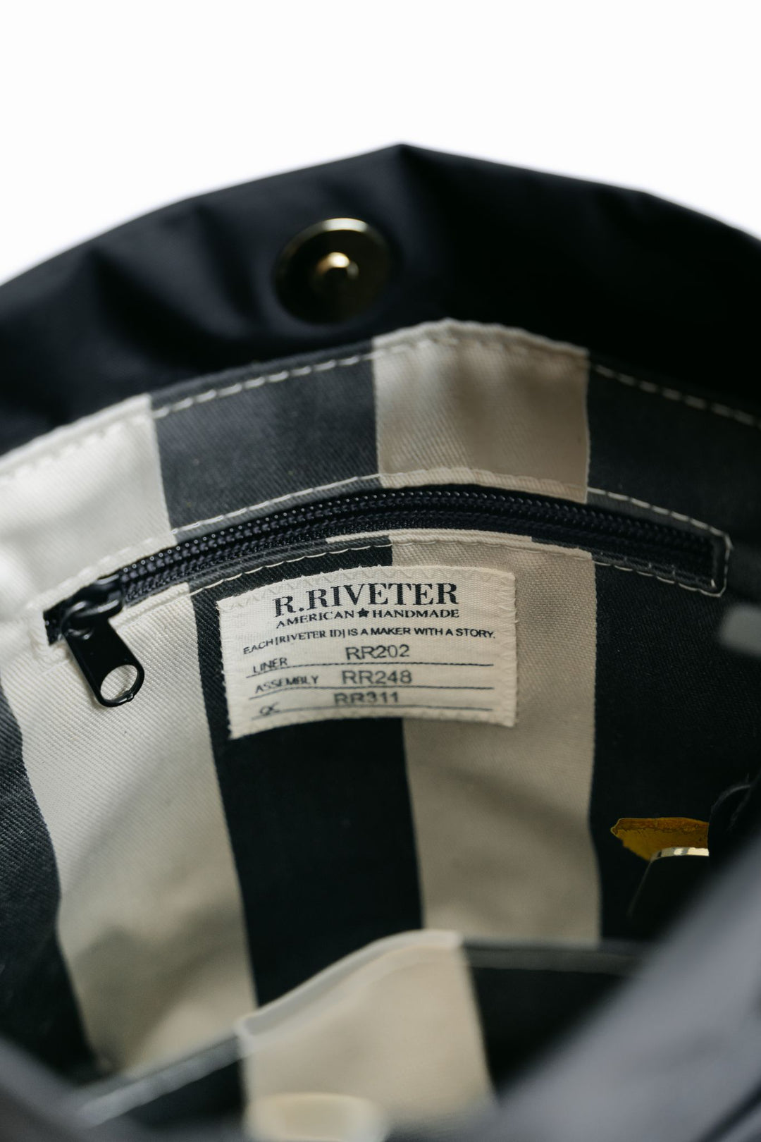 Betsy Bucket Bag | Black Nylon + Black Leather