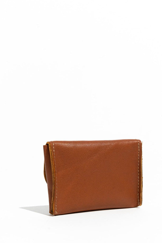 Ida Mini | Tan Leather Card Holder Wallet