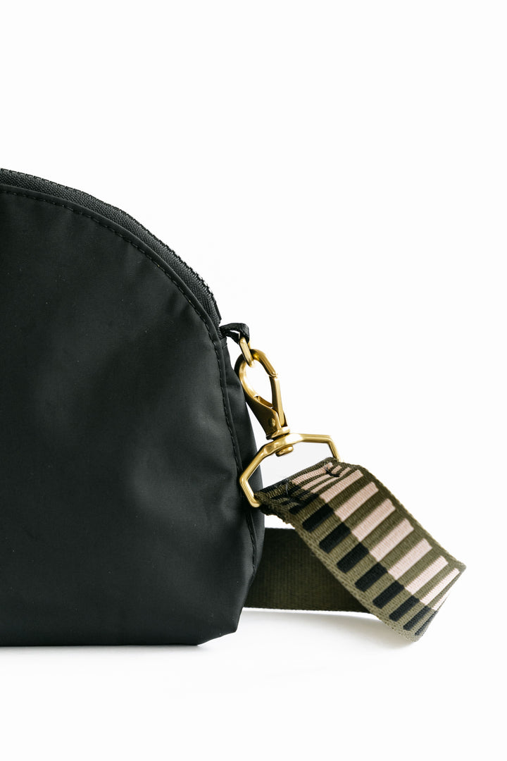 Hopper | Black Nylon (Geo Webbed Strap)