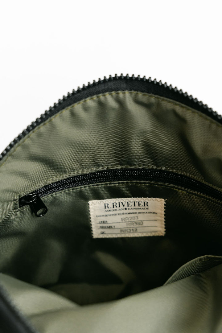 Hopper | Black Nylon (Geo Webbed Strap)