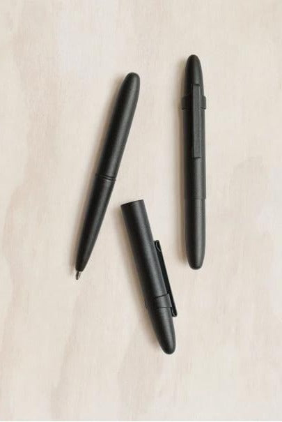 Fisher Space Pen Matte Black Bullet Space Pen with Clip 
