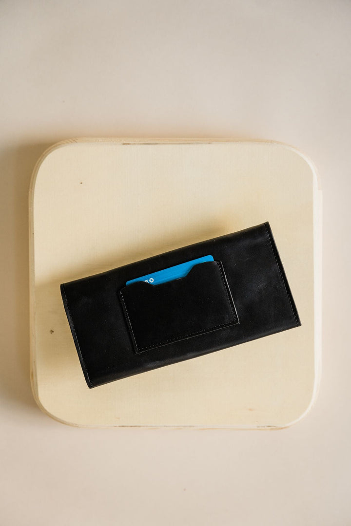 1963 Wallet | Signature Black Leather