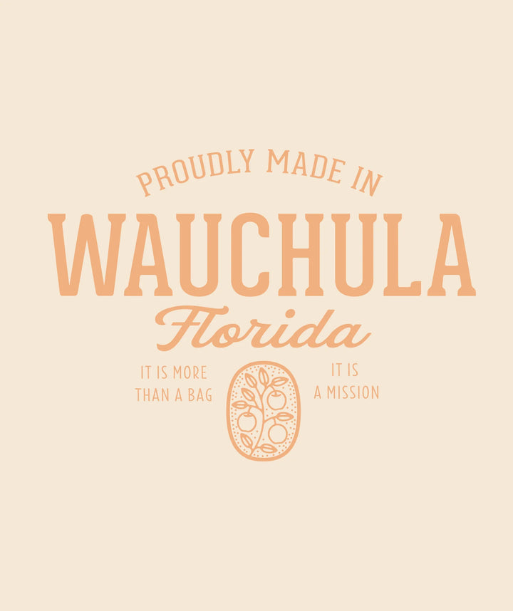 T Shirt | Made in Wauchula Apricot Large
