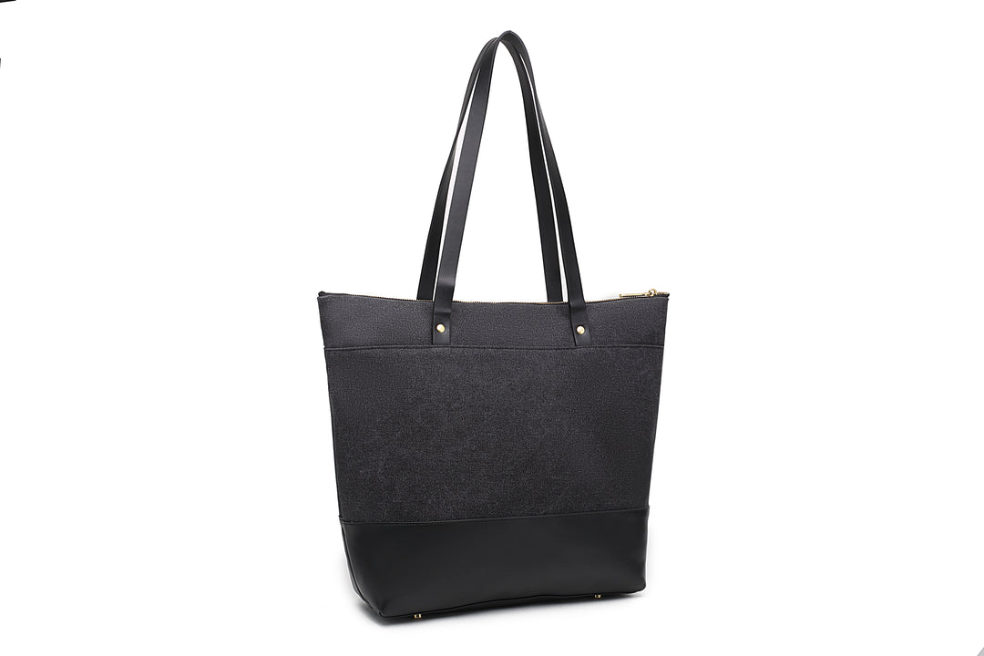 Harriet | Black Washed Canvas + Black
