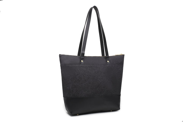 Harriet | Black Washed Canvas + Black
