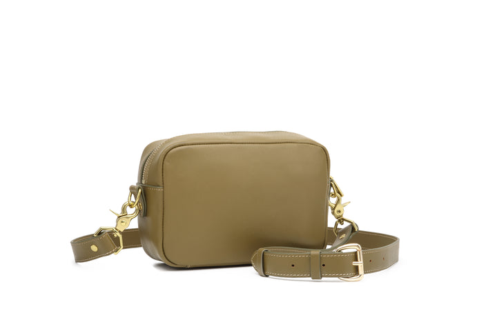 Jane Crossbody Bag | Fatigue Leather