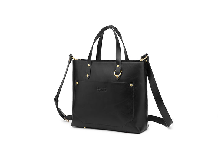 Marcy |  Matte Black Leather