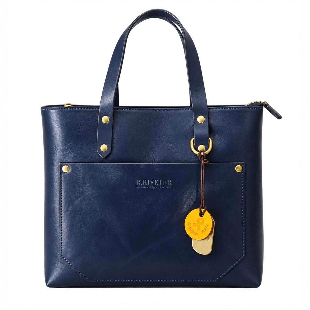 Marcy | Inkwell Blue Leather