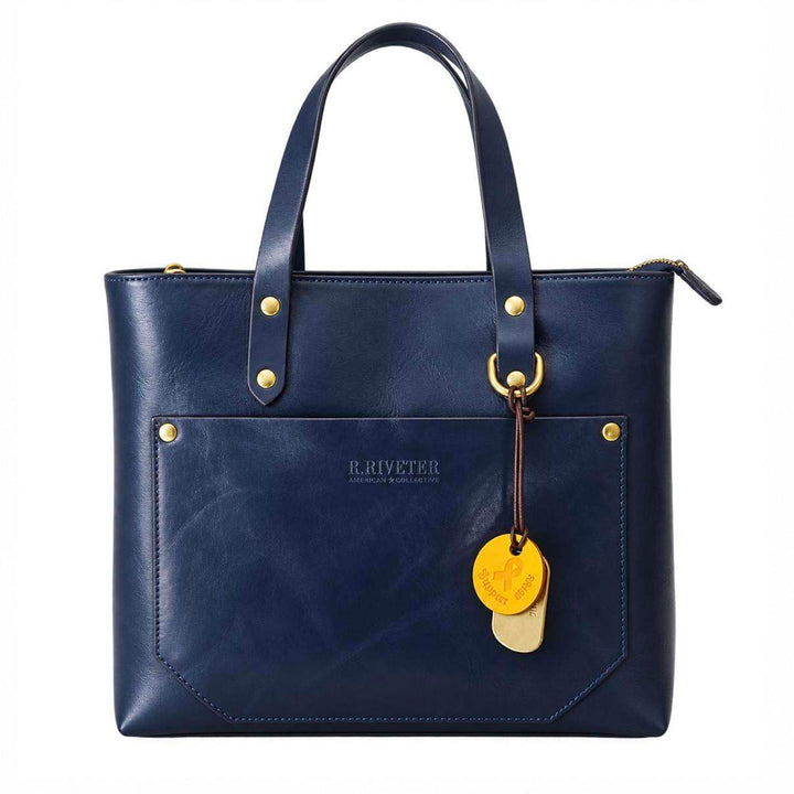 Marcy | Inkwell Blue Leather