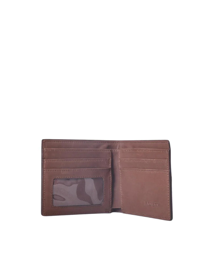 Dakota Bifold Wallet | Fatigue Waxed Canvas + Brown