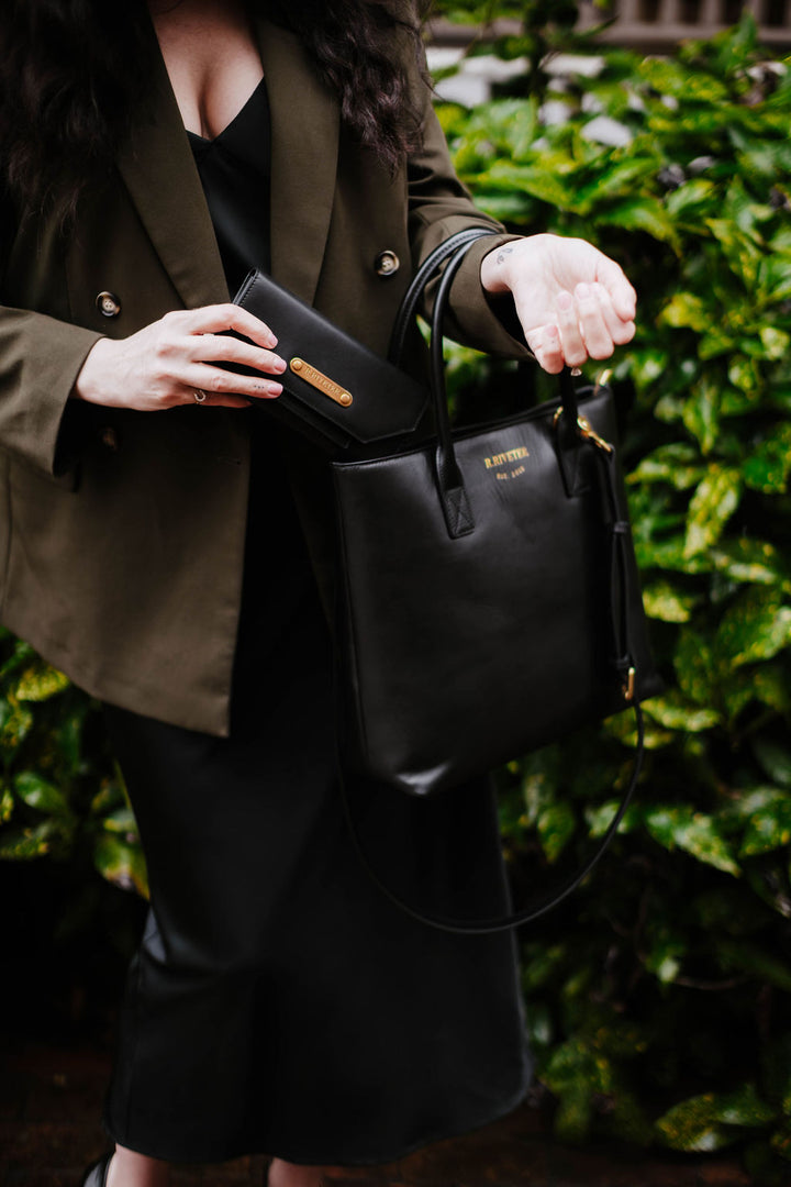 1943 Wallet | Black Leather