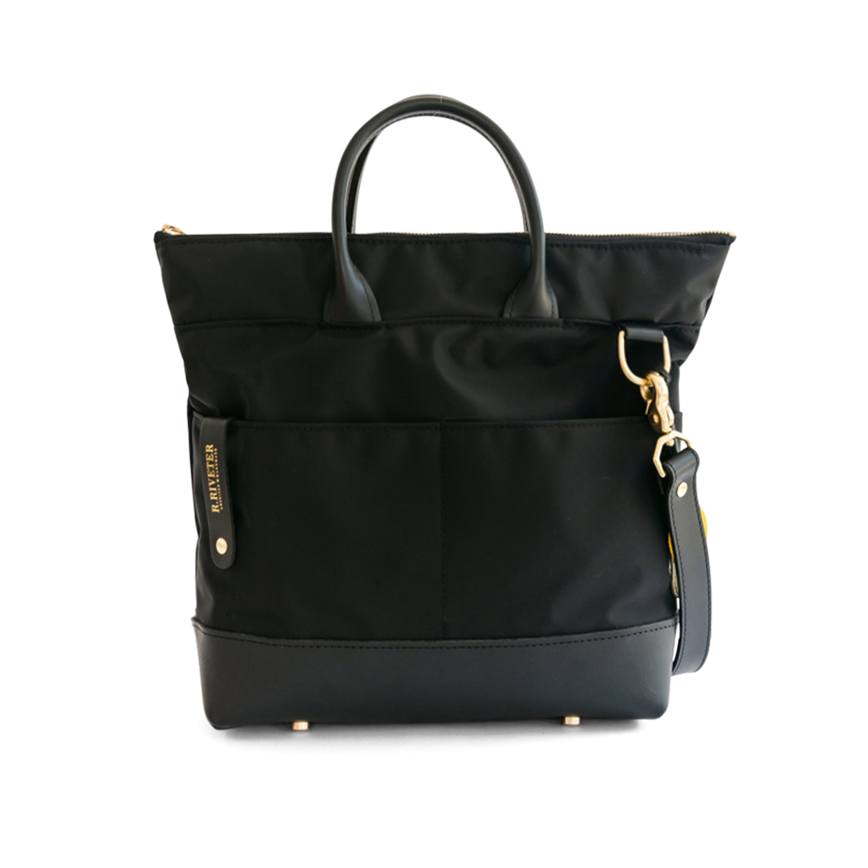 Otto | Black Nylon + Black Leather – R. Riveter