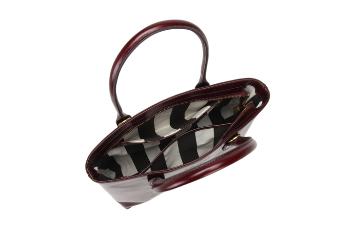 Eleanor Tote | Cherry Leather