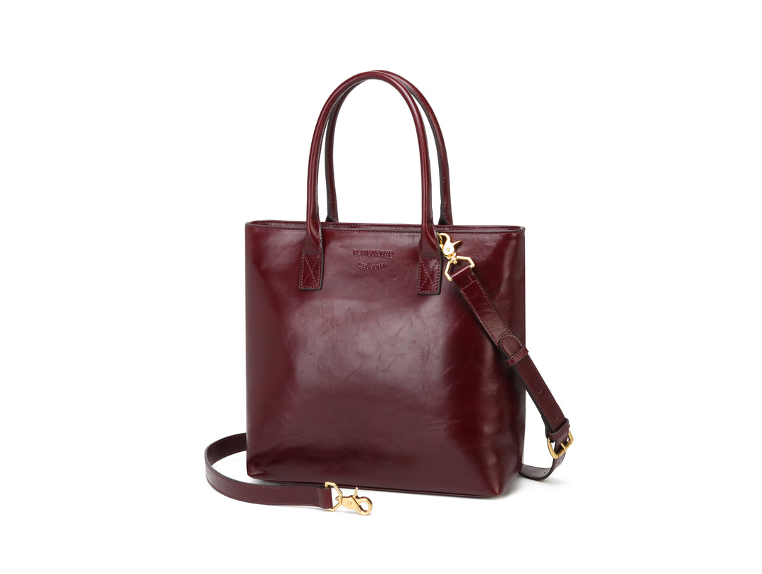 Eleanor Tote | Cherry Leather