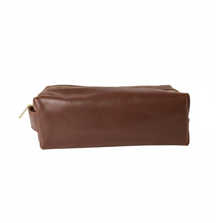 Men's Dopp Kit | Brown Leather