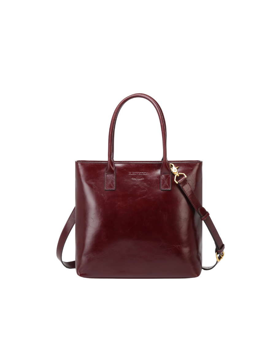 Eleanor Tote | Cherry Leather