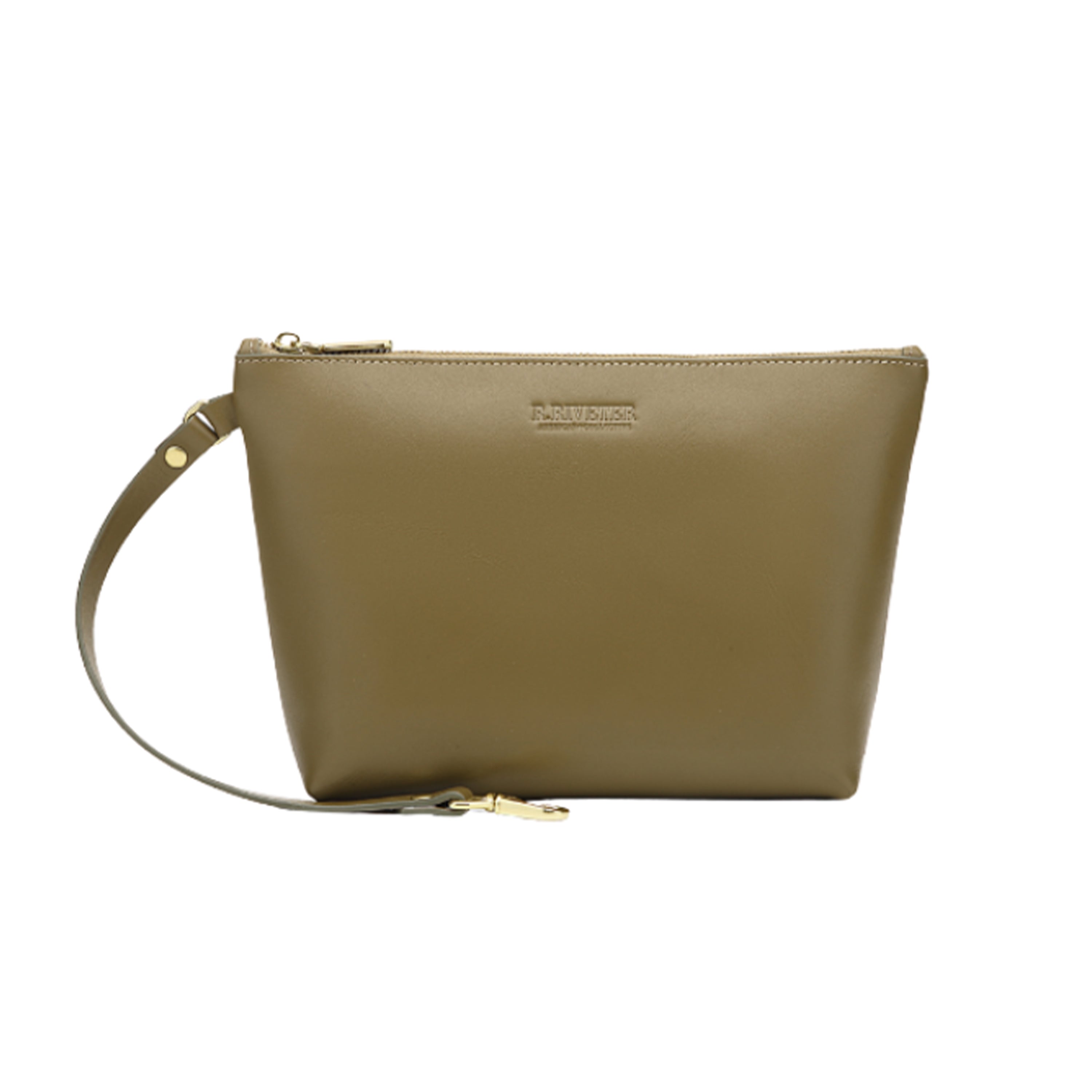 Naomi Zipper Clutch | Fatigue Leather