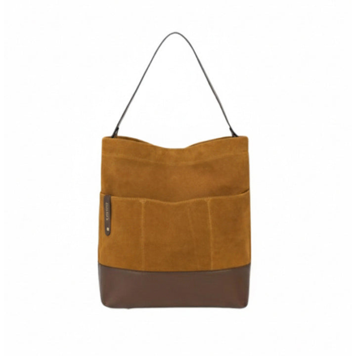 Doyle | Mustard Suede + Saddle Brown