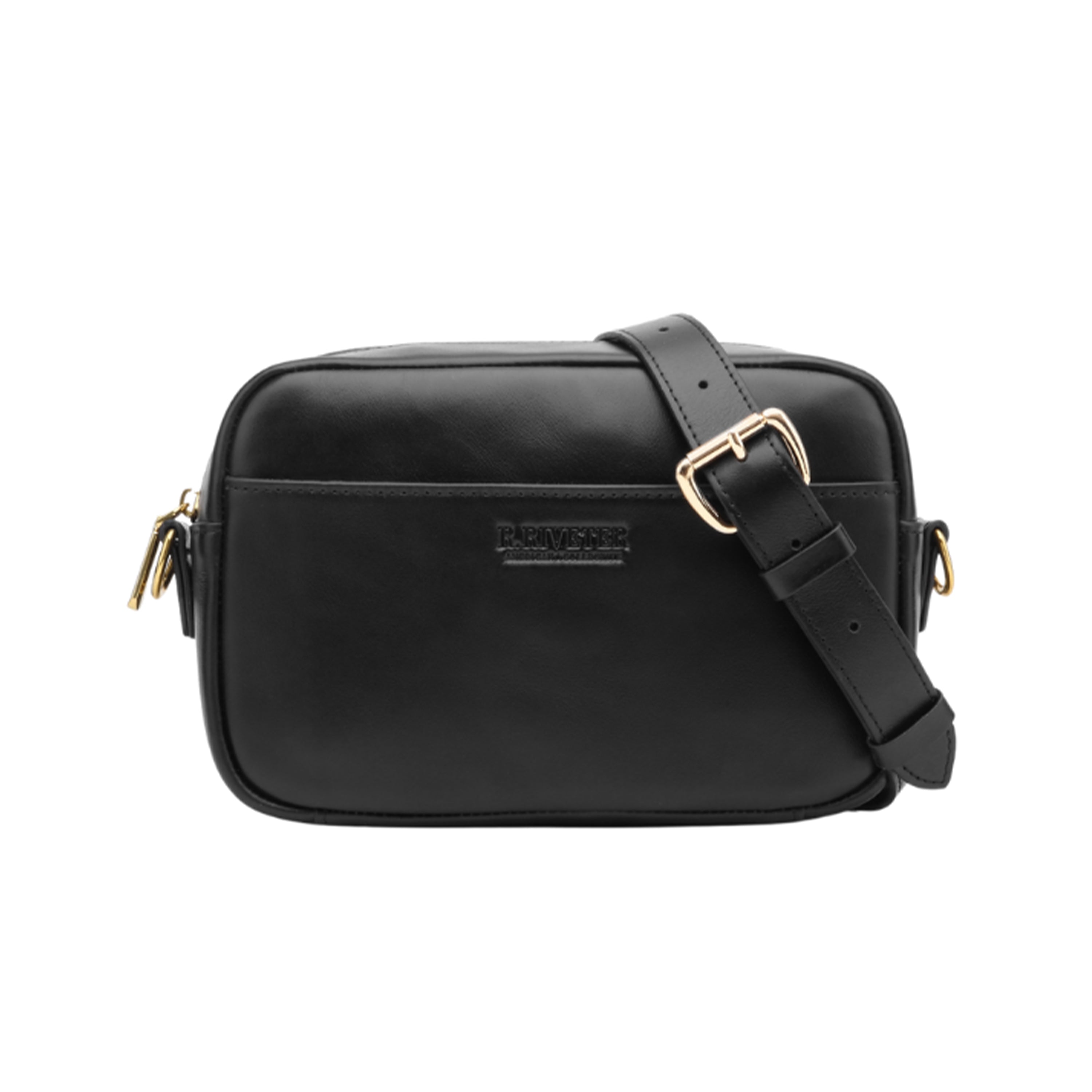 Jane Crossbody Bag | Black Leather – R. Riveter