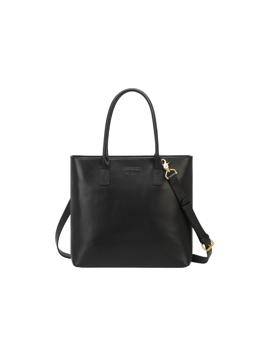 Eleanor Tote | Black Leather