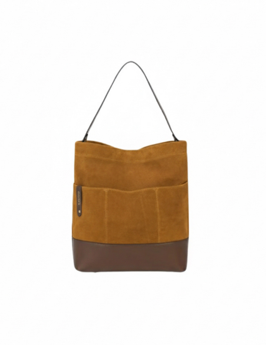 Doyle | Mustard Suede + Saddle Brown