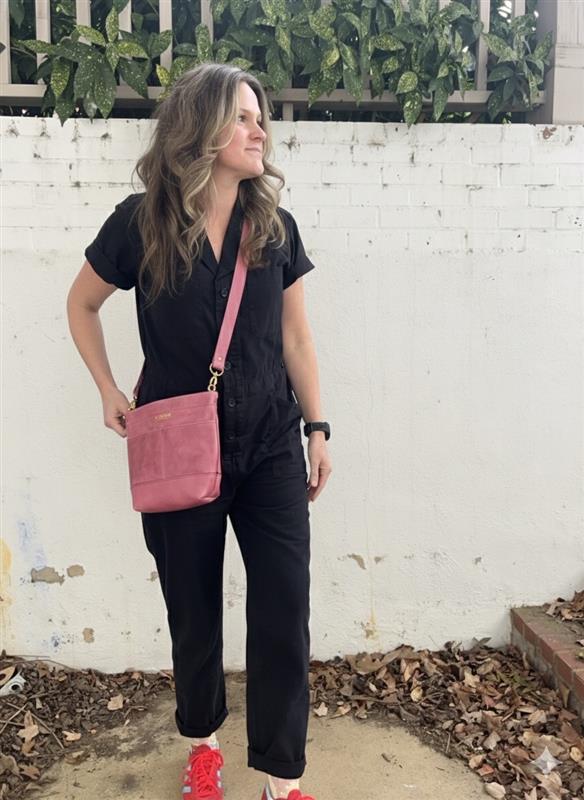 Betsy Bucket Bag | Pink Leather