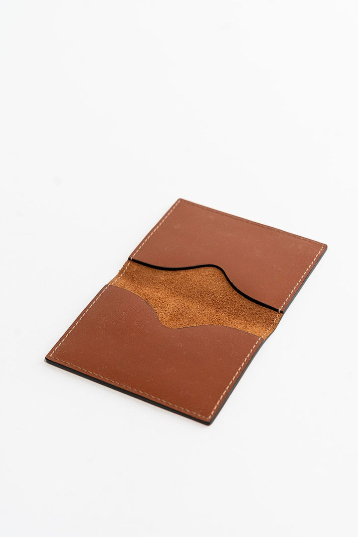 1776 Slim Card Holder | Signature Tan Leather