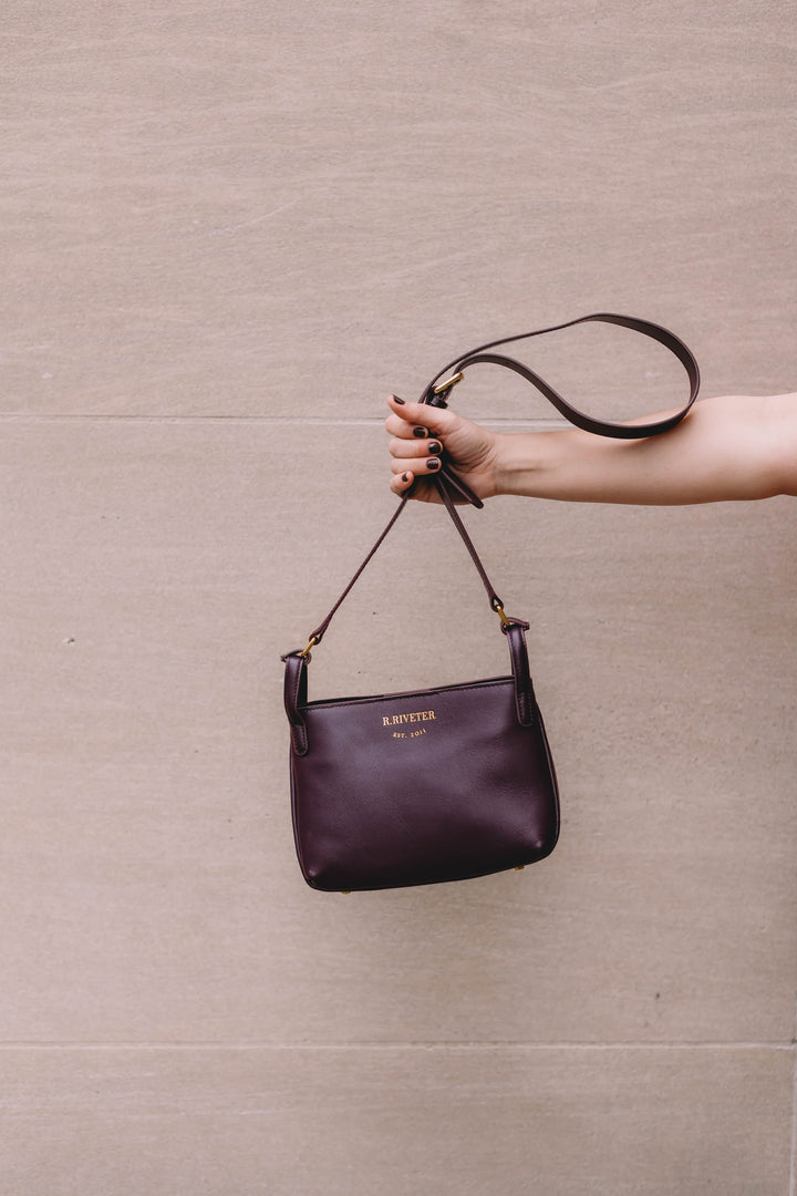 Connie | Plum Leather
