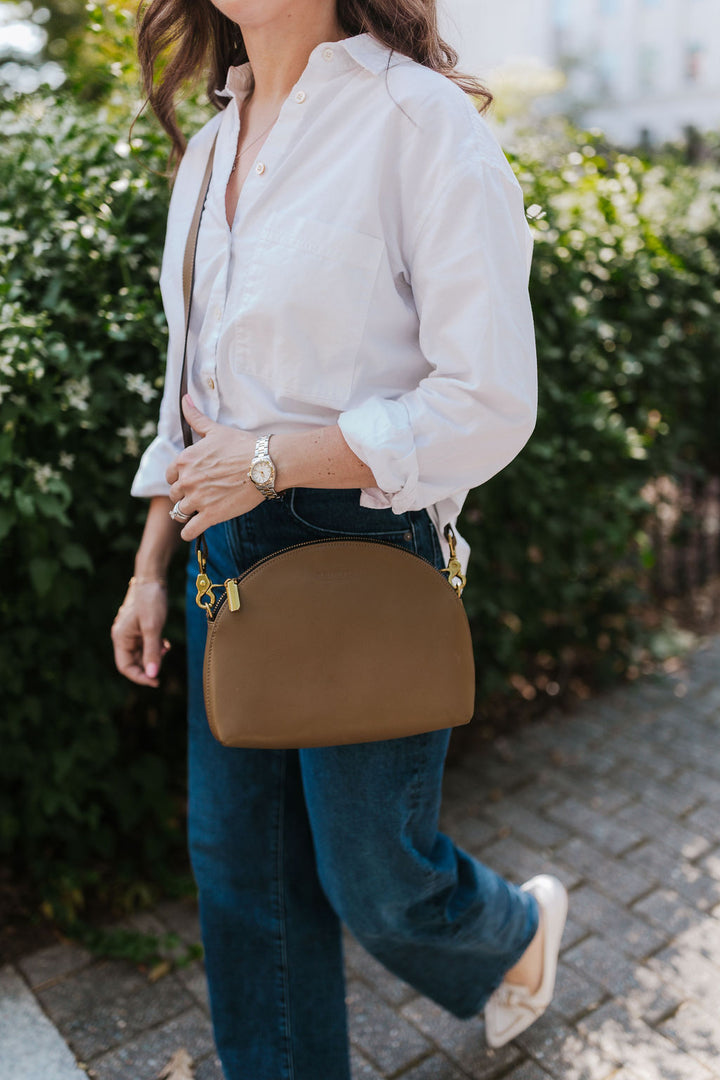 Hopper | Fatigue Leather Crossbody