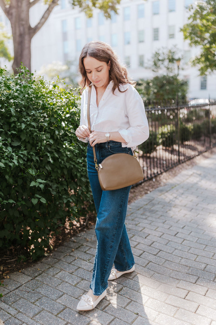 Hopper | Fatigue Leather Crossbody