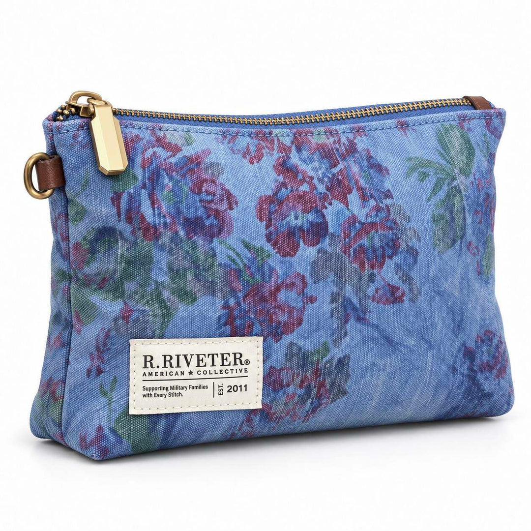 Lucy Large Zipper Pouch | Blue Ridge Canvas