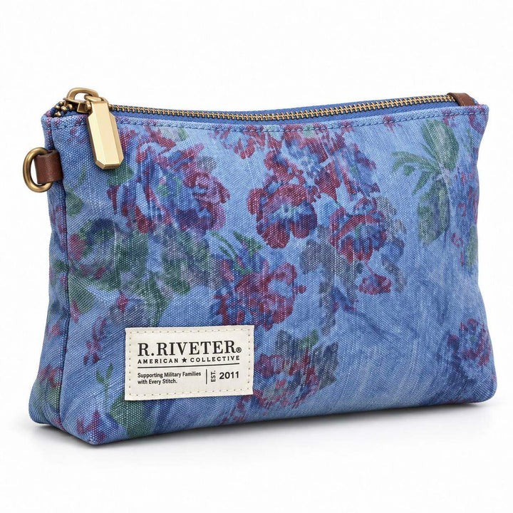 Lucy Large Zipper Pouch | Blue Ridge Canvas