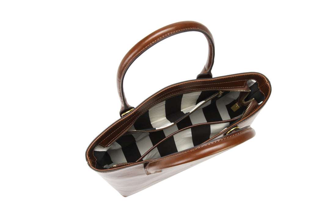 Eleanor Tote | Chocolate Leather