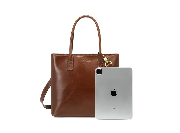 Eleanor Tote | Chocolate Leather