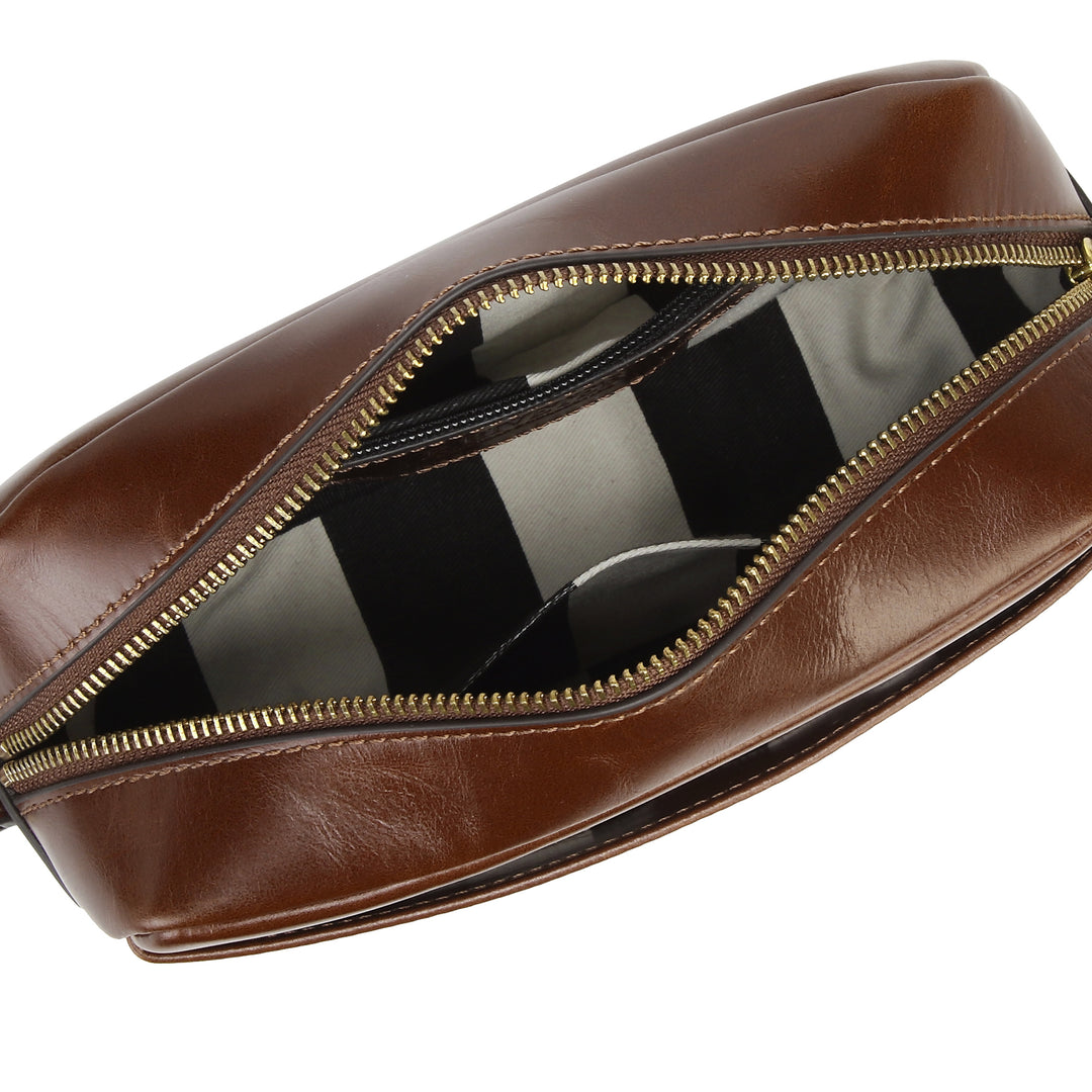 Jane Crossbody Bag | Brown Leather