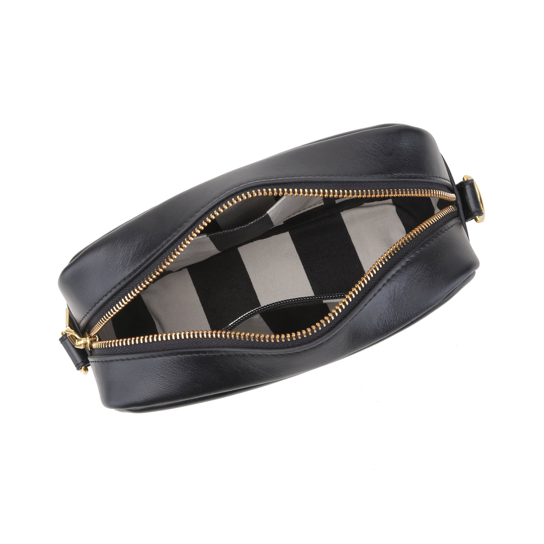 Jane Crossbody Bag | Black Leather