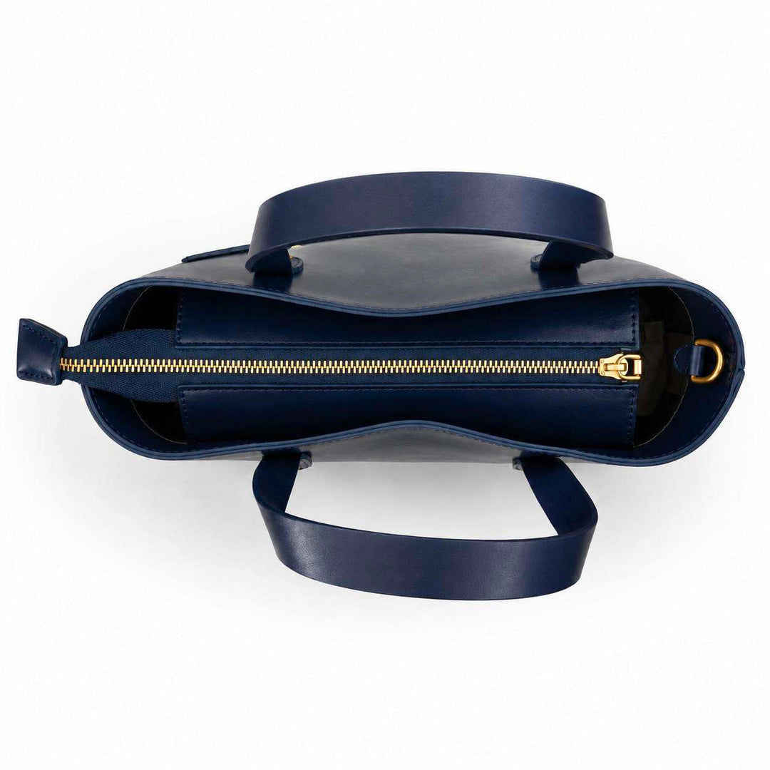 Marcy | Inkwell Blue Leather