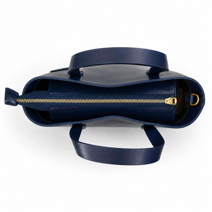 Marcy | Inkwell Blue Leather